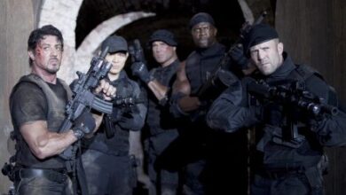 Where to concept all The Expendables motion photography