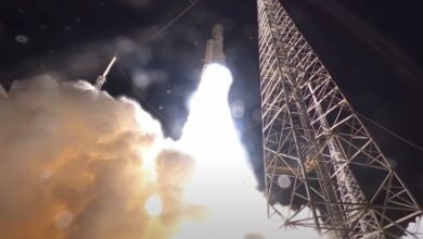 Stand up finish to Ariane 5 rocket’s closing launch in this 360-degree video