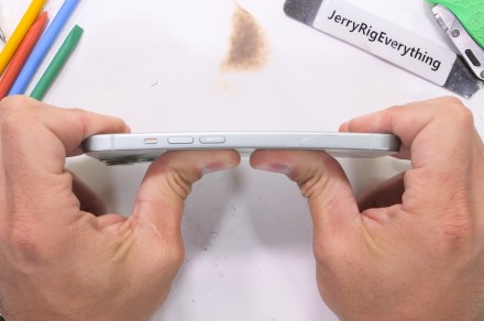 Gaze how the iPhone 15 handles the bend test that busted the Expert Max