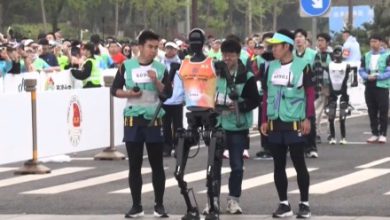 Humanoid robots proceed against humans at distinctive half of-marathon in China