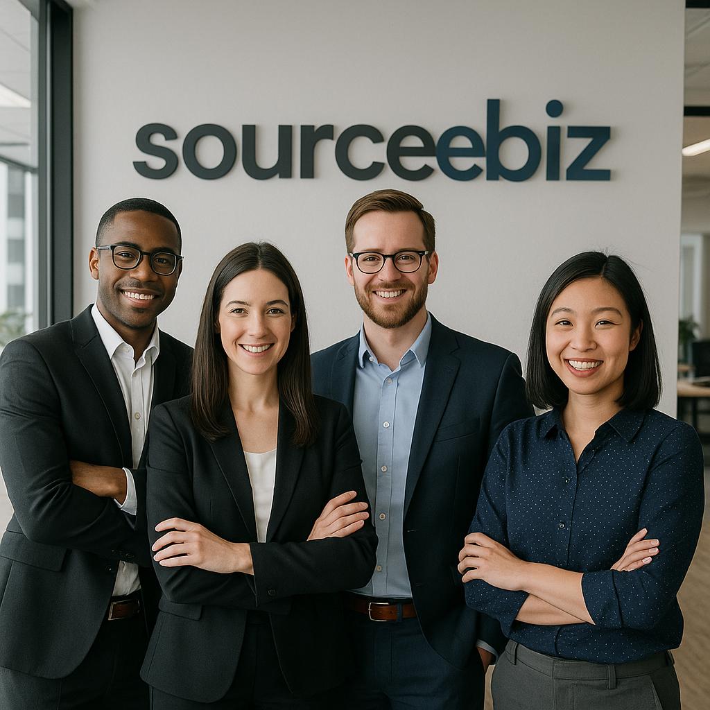 sourceebiz team @ office .